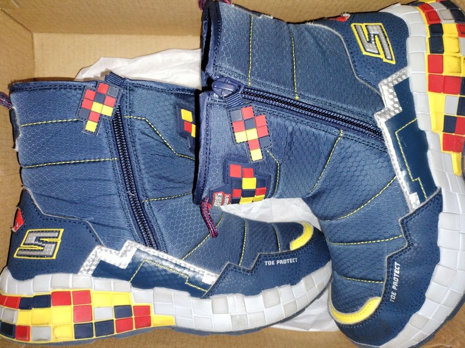 Skechers - Ghete cu finisaj rezistent la apa Mega Craft Cuboforce