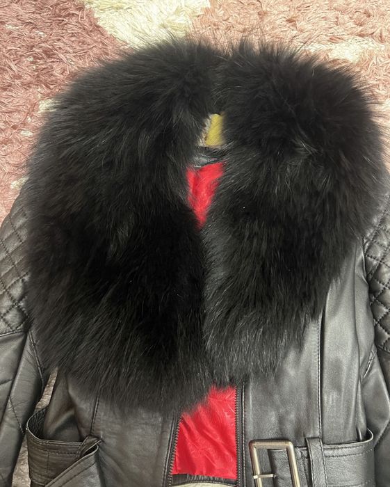 Geaca dama cu blana naturala detasabila