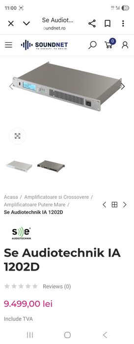 Se audiotechnik IA 1202d amplificator