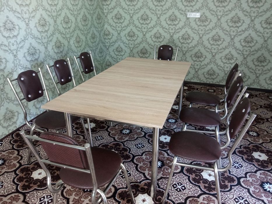 Nerjaveyka va chorniy metaldan stol stullar yasaymiz