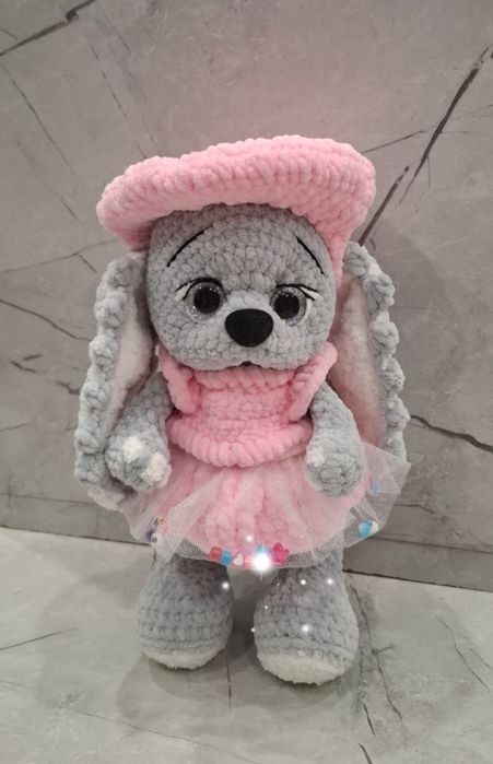 Плюшени играчки  малко пухкаво зайче