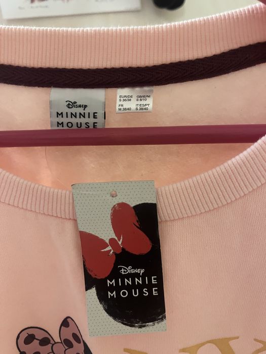 пуловер суичър DISNEY розов