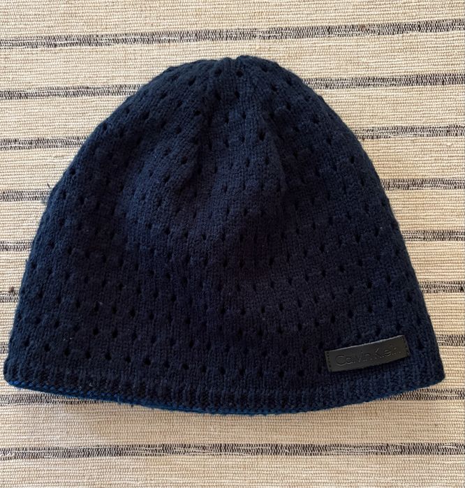 Calvin Klein мъжка зимна шапка с 2 лица