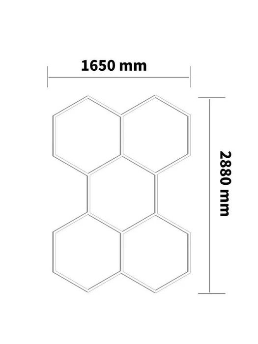 освещение соты, светильник сота