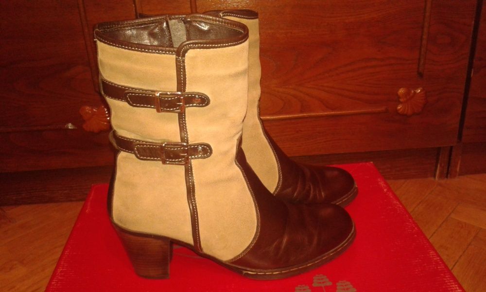 Ghete piele, marimea 39