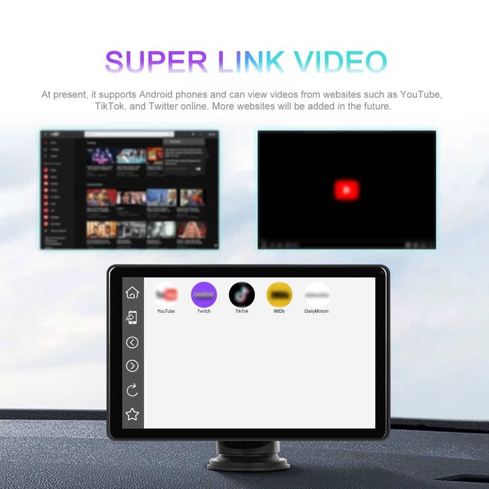 Монитор Навигация мултимедия за кола автомобил Carplay Android Auto