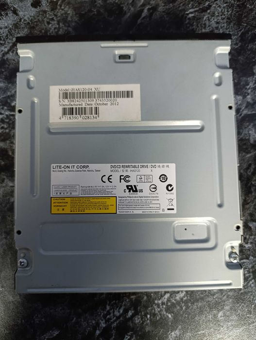 Пишущий DVD-RW привод Lite-On iHAS120 (SATA)