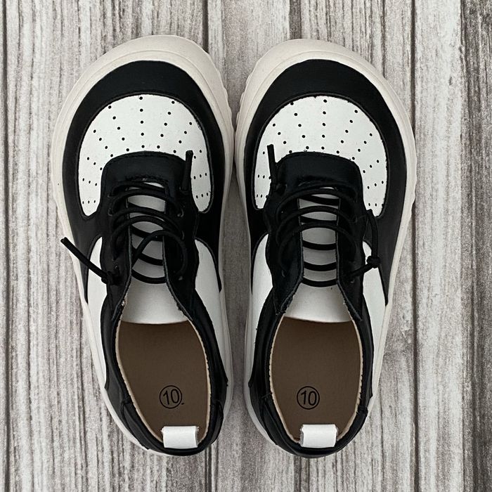 Боти от нат кожа 28 16,8 см