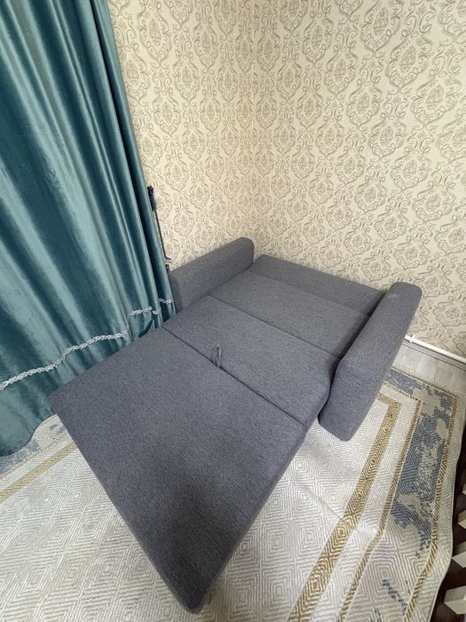 диван серый раскладной