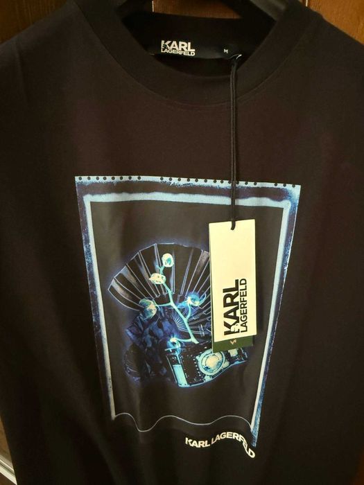 Мъжка нова тениска Karl Lagerfeld - M размер