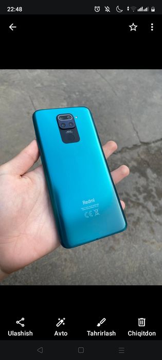 Redmi Note 9 Pro 128GB ishlatilgan, holati yaxshi holati edeal 128gb k
