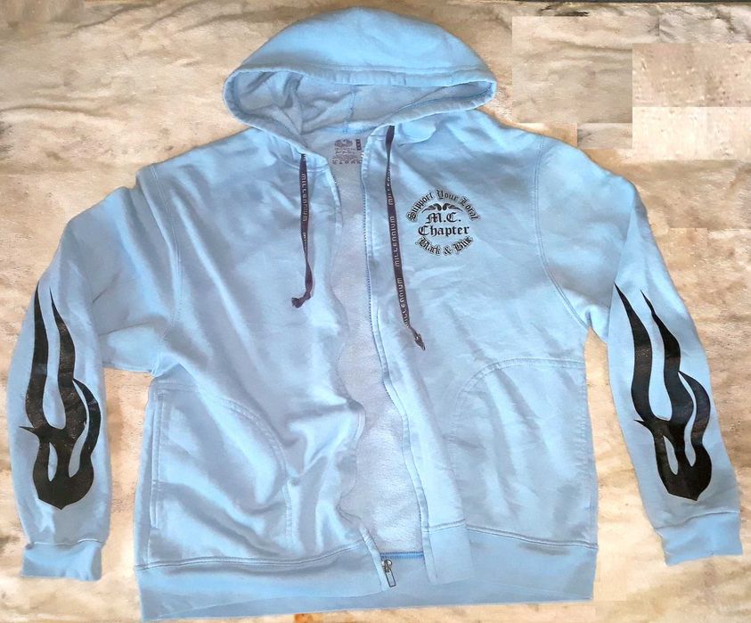 Аксесуар суичър за мотор MC Black and Blue