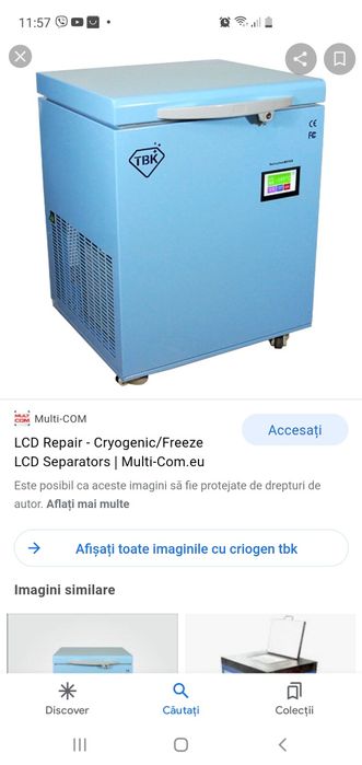 TBK 598  -180°  LCD  freezer criogenic congelator