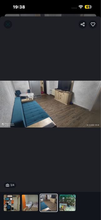 Квартира ижарага берилади