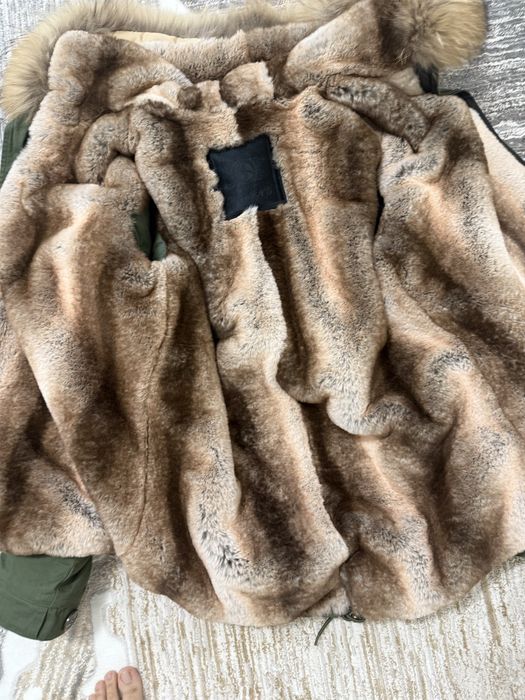 Зимняя парка с капюшоном