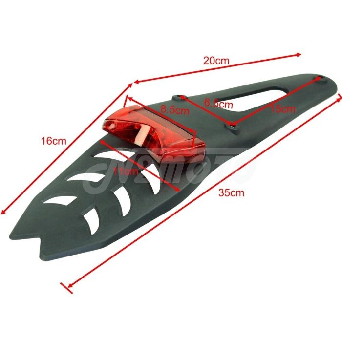Stop Spate Moto Codita Carena cu Suport Numar Enduro Cross Supermoto