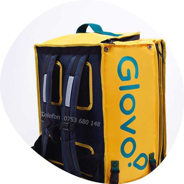 Genti Rucsac Glovo noi extensibile, geanta transport alimente, bauturi