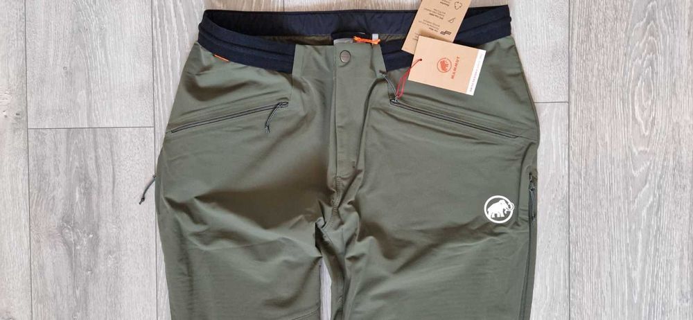 Pantaloni Mammut masuri L XL Aenergy softshell hybrid munte trekking