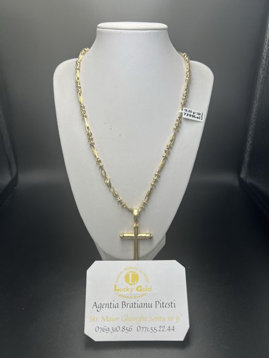 Lant aur 14k 16,50 gr lungime 50 cm cod 18175