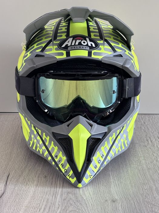 Casca Airoh Helmet si Ochelari Leatt