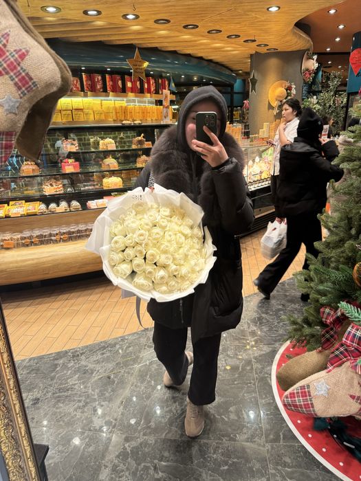 Букет 51 шт белые