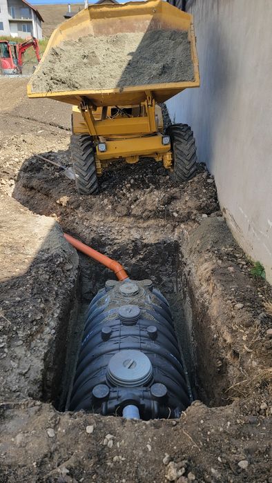 Inchiriez mini excavator buldoexcavator dumper bascula cilindru