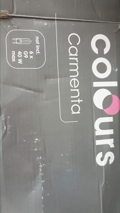 Plafoniera cu bec led,6×40w