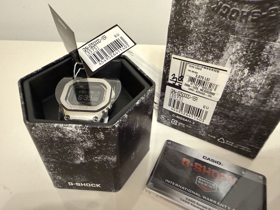 (OFERTA) G-Shock Full Metal - MIP Display - GMW-BZ5000D-1ER - Garantie 2 ani - Full Box