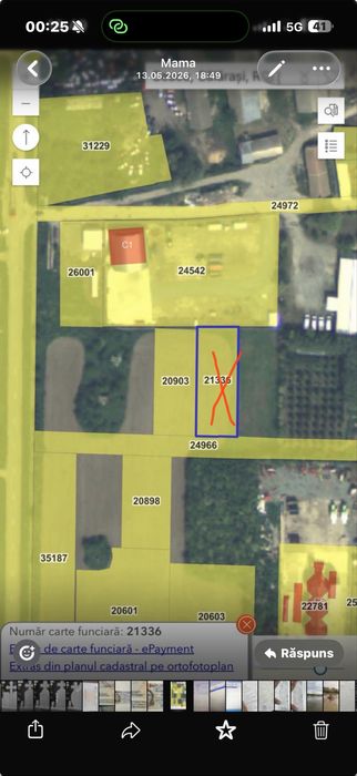 Teren Cuza-Voda,Canton 1000m2 VARIANTE auto/imobiliare