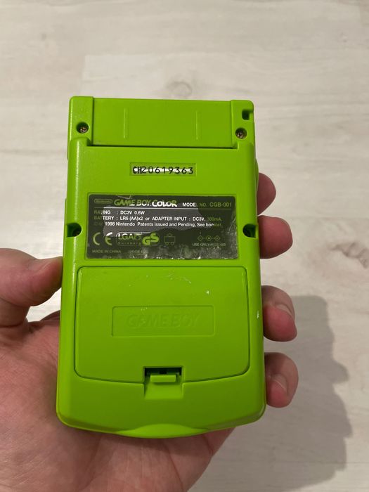 Gameboy Color green verde