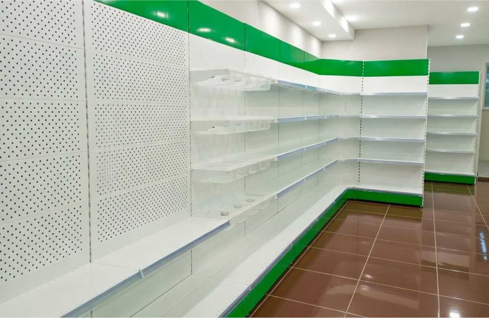 Стеллажи и полки, торговое оборудование для магазина