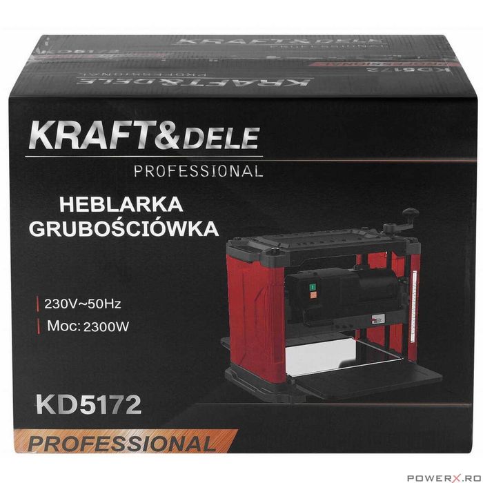 Rindea electrica, masina de rindeluire și netezire 2300 W, latime