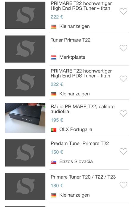 PRIMARE T22 hifi tunner