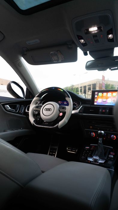 Audi RS7 - 4.0TFSI - Evacuare Milltek - Full Carbon - Piele Alba