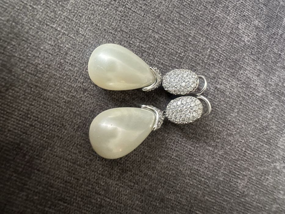 Серьги брендовые от Ганези из серебра