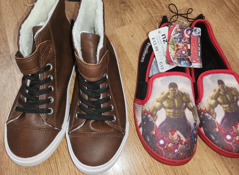 Нови кецове h&m, пантофи с хълк, стоножки adidas и маратонки nike