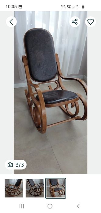 Scaun Balansoar din lemn