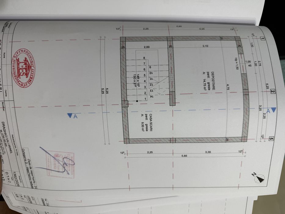 Teren+proiect autorizat