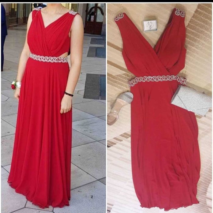 Rochie eleganta de seara culoare rosu