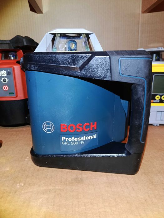 Nivela Laser ROSU BOSCH GRL 500HV Receptor LR50 Protecție antiefracție