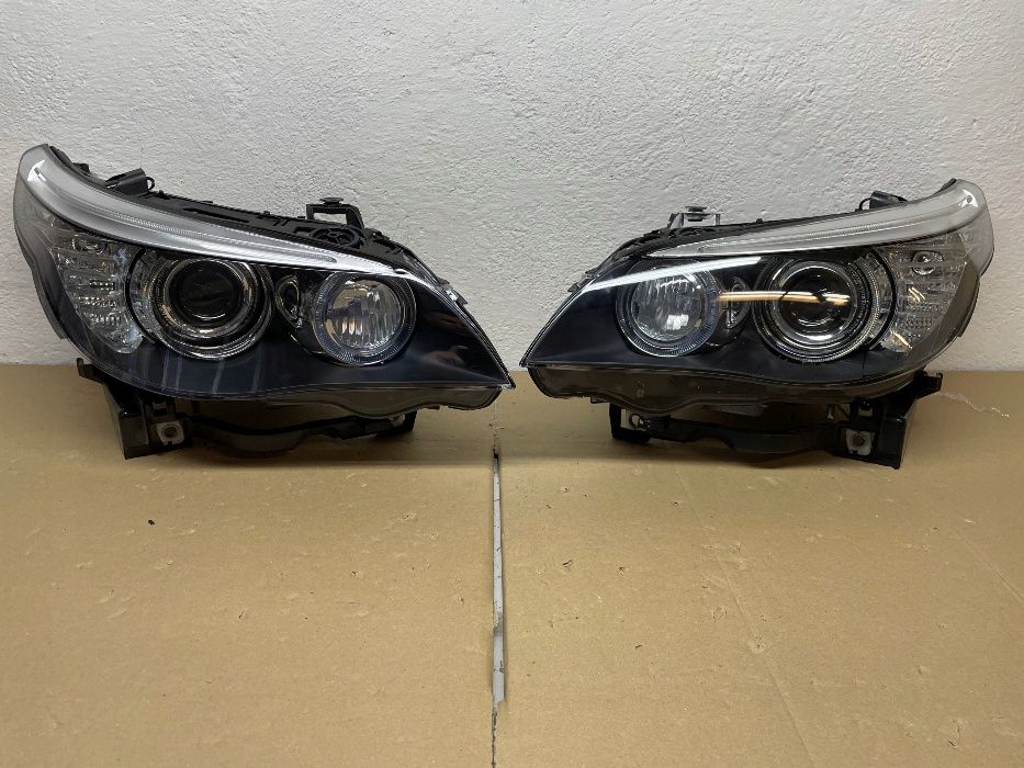 Bmw 5 E60 E61 facelift far bixenon stanga dreapta xenon led adaptiv