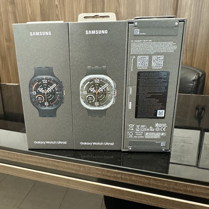 Samsung Galaxy Watch Ultra 2 L715 (2026) 47mm LTE - Titanium Grey, Titanium Silver Нов! 2г Гаранция!