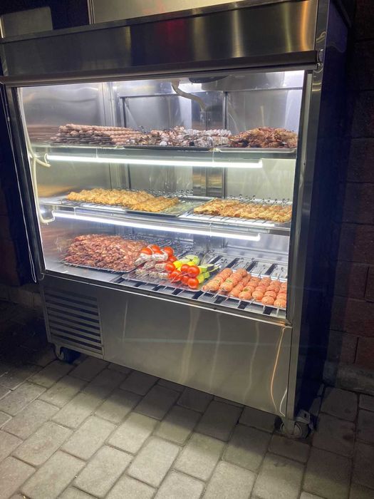Вертикальный Витринный Холодильник Для Шашлыка