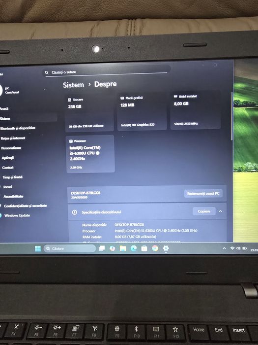 Lenovo L470, i5-6300, ram 8gb, ssd 256gb