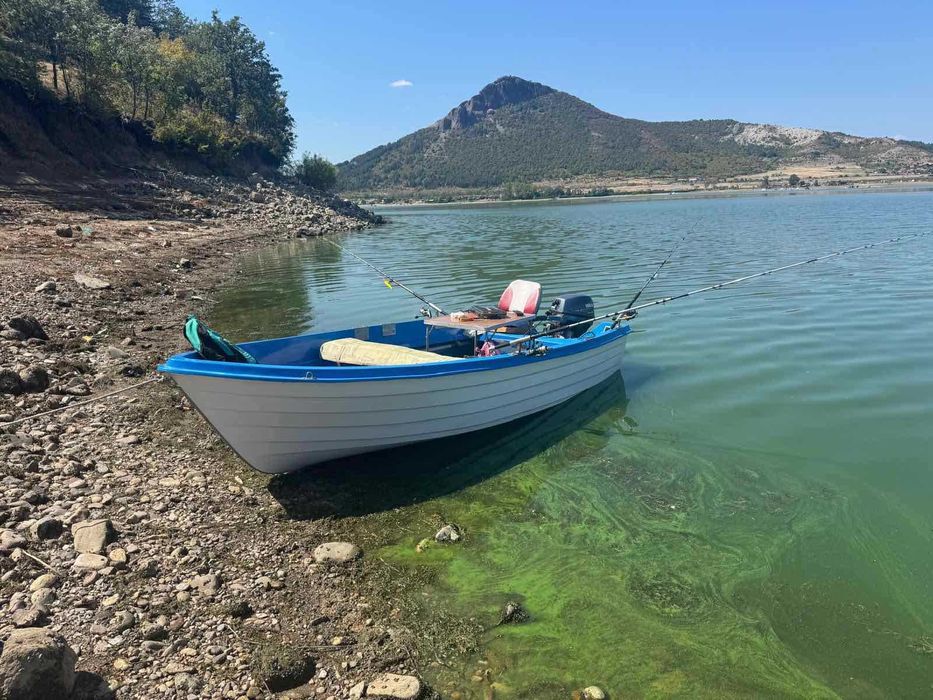 Продава се моторна лодка с колесар