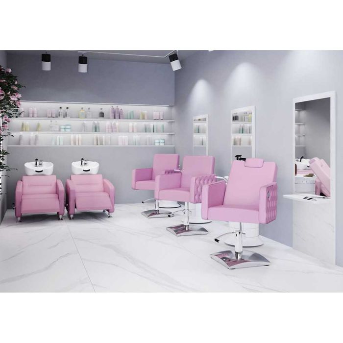 Фризьорски стол Iris -квадратна база