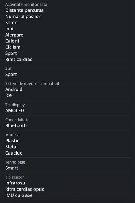 Bratara fitness Huawei Band 4 Pro