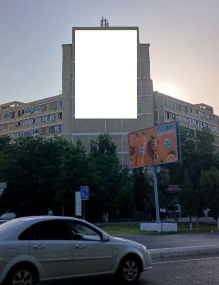 Брендмауэр 15×10 м в центре Навои