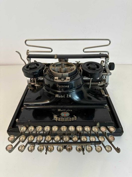 Masina de scris Folding Hammond Model 26 Multiplex rara, anii 1920