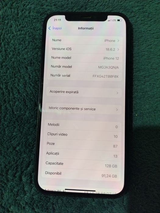 Vand iphone 12 ,128 g